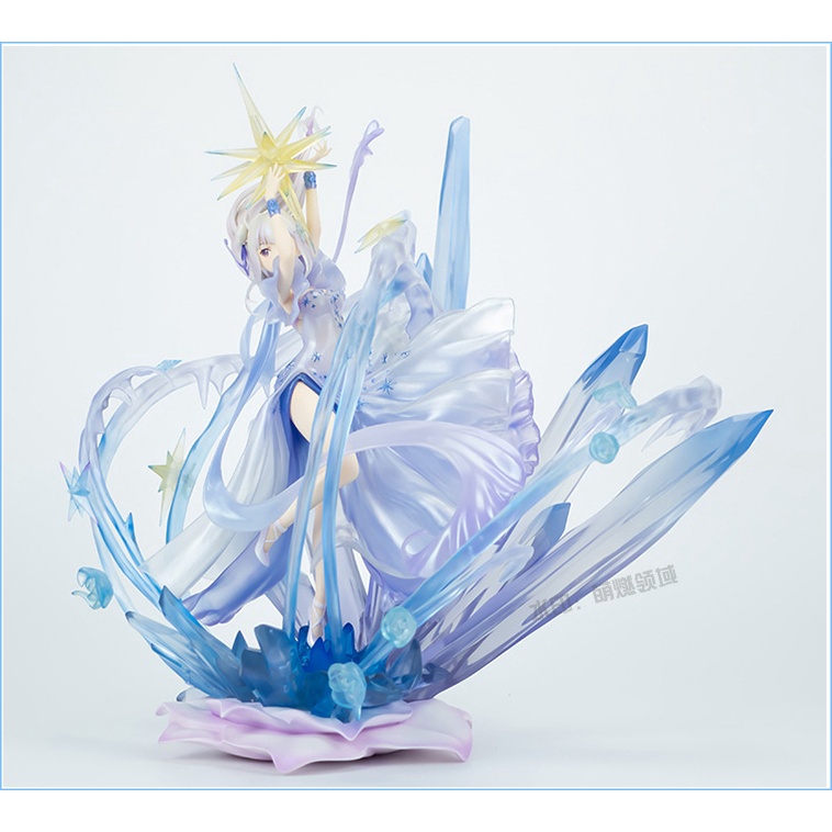 Mô hình tĩnh Figure 1/7 Crystal EMILIA Re:Zero with led light 36cm HIGH QUALITY - XINHAO