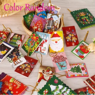 [Noel] 20 thiệp vuông mini ngày Noel Merry Christmas