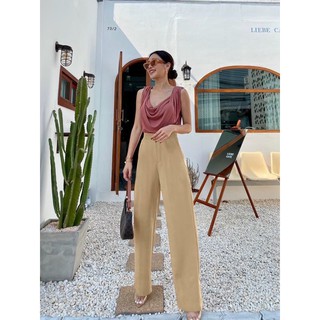 [Có sẵn - HÀNG XUẤT KHẨU] Quần tây ống xuông rộng Zara