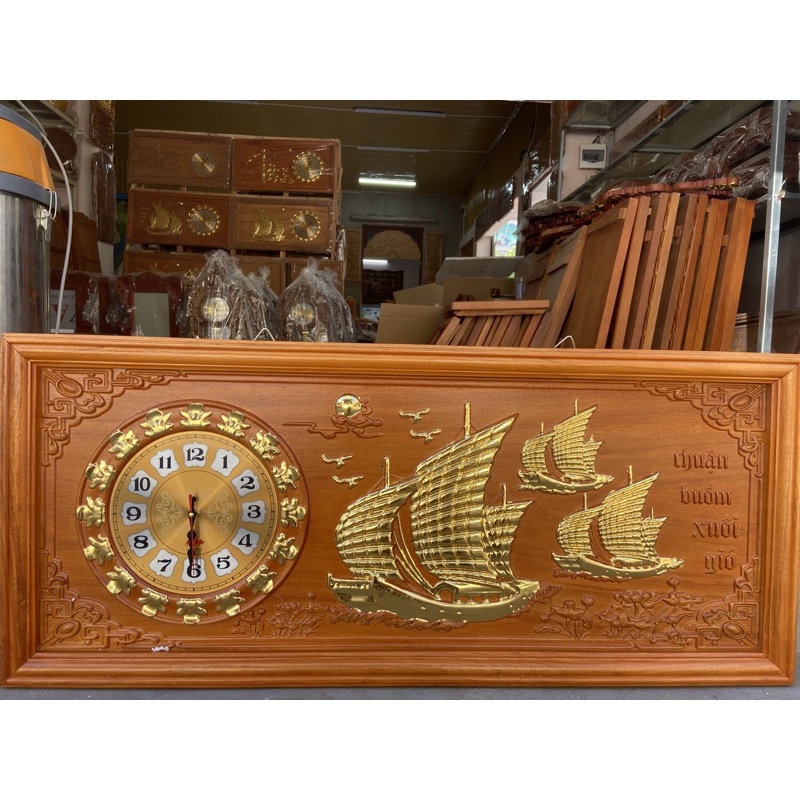 tranh đồng hồ treo tường gỗ gõ , gỗ hương đá cao cấp