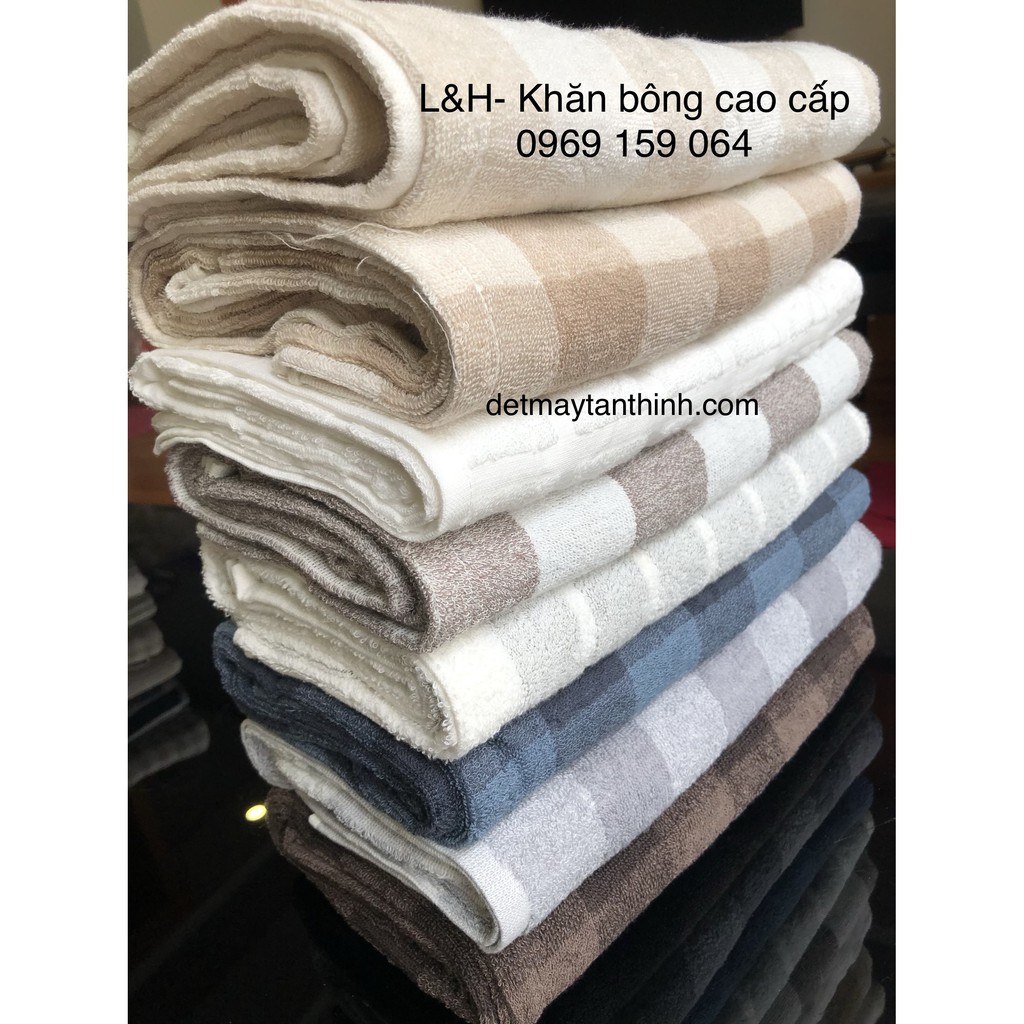 Khăn tắm cotton Muji xuất nhật cao cấp, KT 60x120cm, nặng 250g