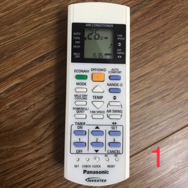 KHIỂN ĐIỀU HOÀ PANASONIC