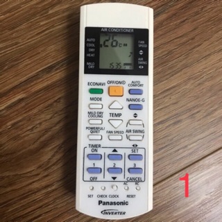 Khiển điều hoà panasonic