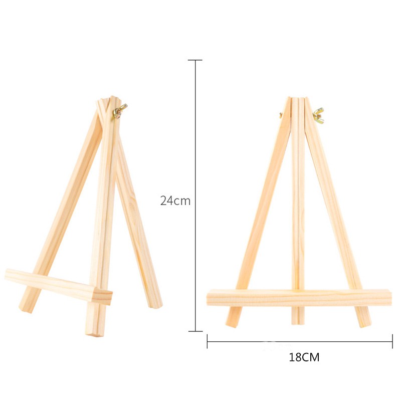 1Pc Wooden Easel Tripod Support Small Table Easel Art Painting Display Phone Holder