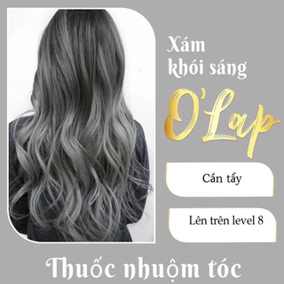 Thuốc nhuộm tóc xám khói sáng tại nhà chính hãng OLAP OL38