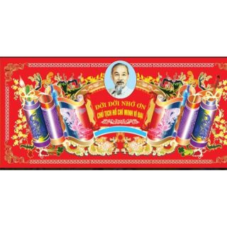 Tranh dán tường 3D cuốn thư, bàn thờ KT 120x80cm