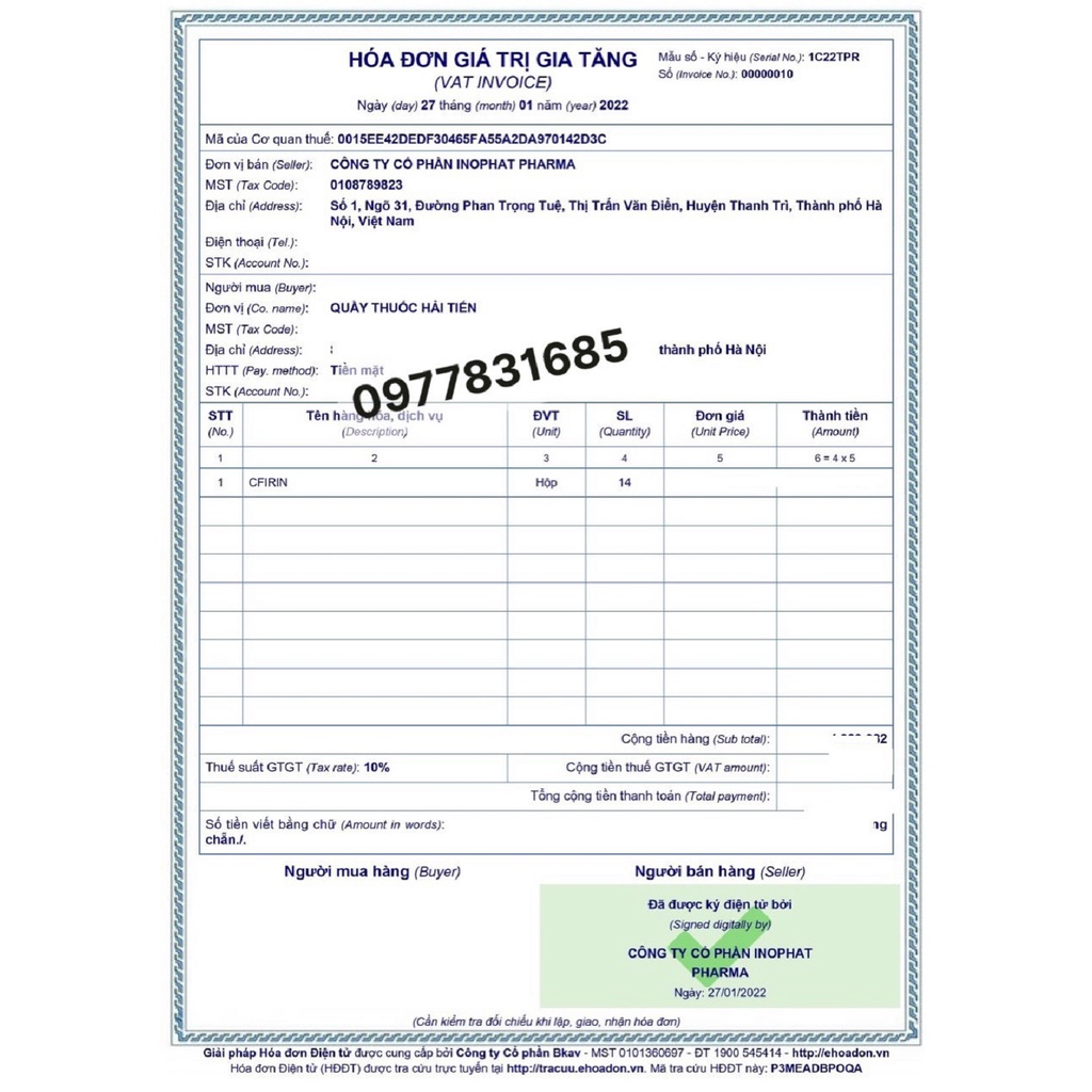 Viên uống trắng da, mờ nám Cfirin x3 Glutathione