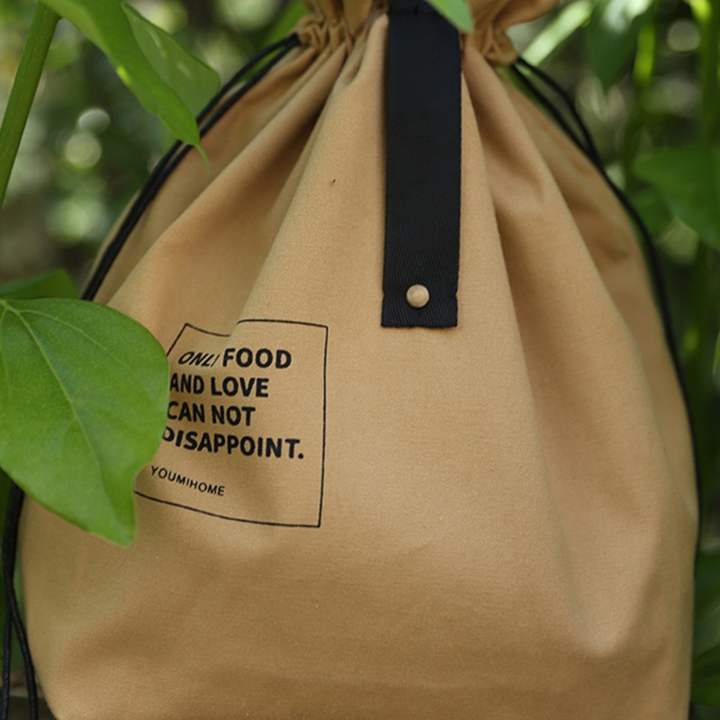 Túi Đựng Hộp Cơm Trưa Bằng Vải Bố Thân Thiện Với Môi Trường Không Độc Hại Edge