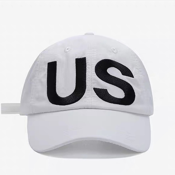 Mũ MU GUA ZHI PIN  thêu chữ US