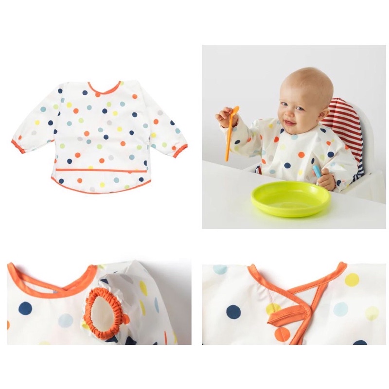 áo ăn dặm IKEA KLADDIG (Xách tay chuẩn Thái)