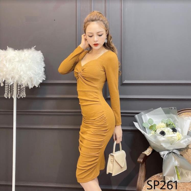 ADIOS Váy nhũ sạn xoắn ngực, váy công sở nữ tính, quyến rũ SP261 | BigBuy360 - bigbuy360.vn