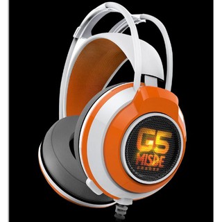 [Mã ELHACE giảm 4% đơn 300K] Tai nghe gaming G5 thách thức phòng nét chụp tai có mic( màu cam)