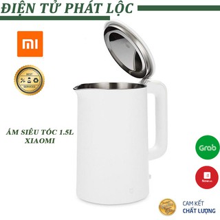 Ấm siêu tốc xiaomi inox 304 ấm đun nước dung tích 1.5l 1800w, Chính hãng Xiaomi - Bảo hành 6 tháng