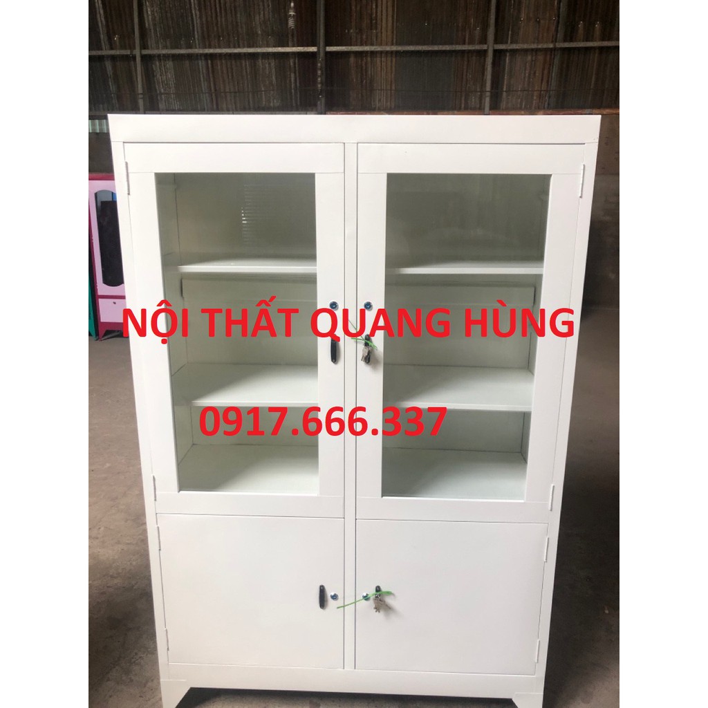 TỦ ĐỰNG HỒ SƠ 2 KÍNH - CHO VĂN PHÒNG , GIA ĐÌNH - FREE SHIP HCM