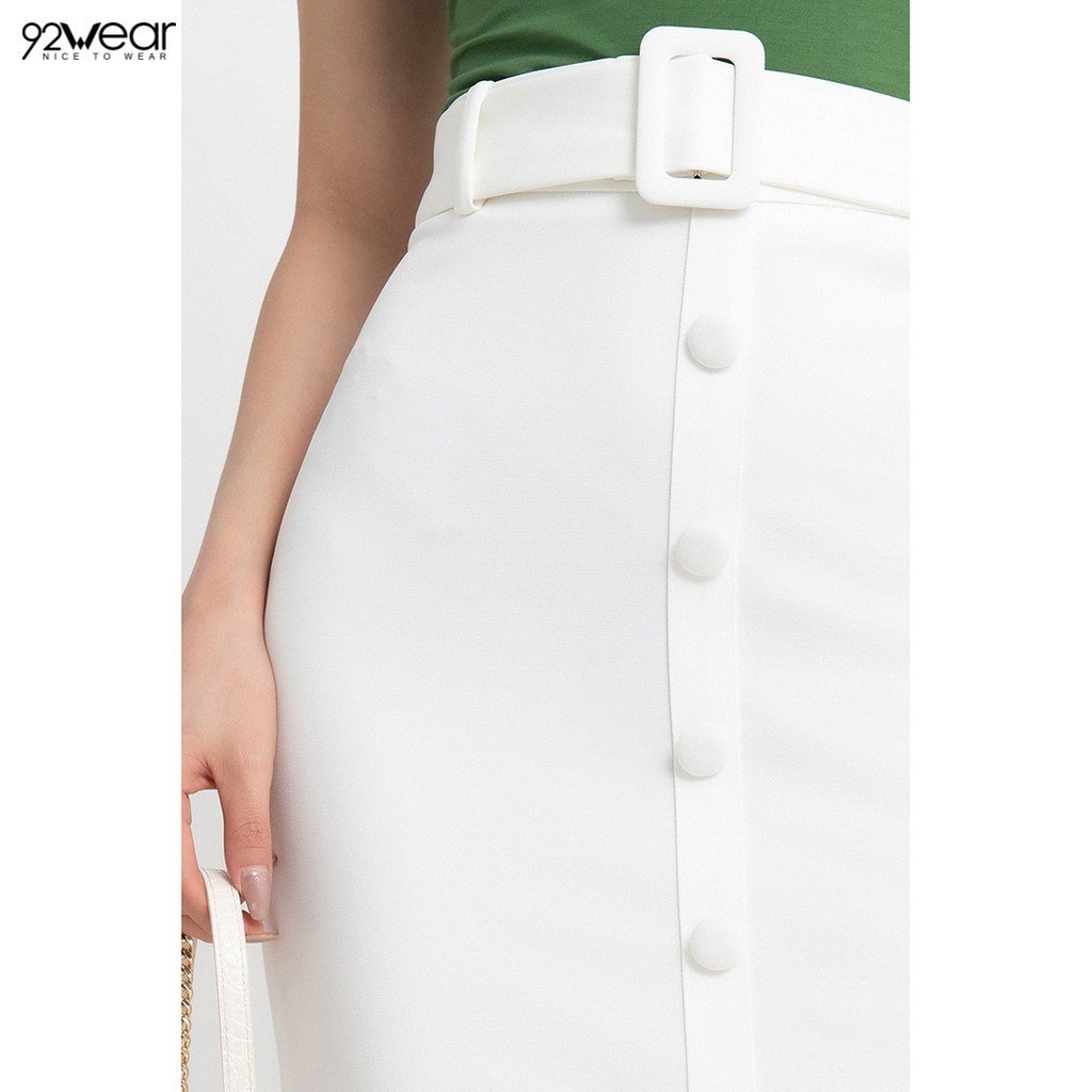 Chân váy midi công sở 92WEAR đủ size dáng dài quý phái JBW0655 | BigBuy360 - bigbuy360.vn