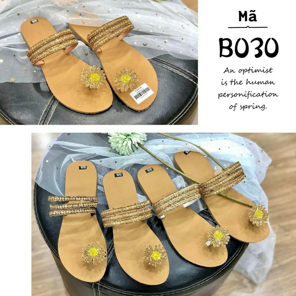 Dép Kẹp Xỏ ngón Hoa Cúc B030