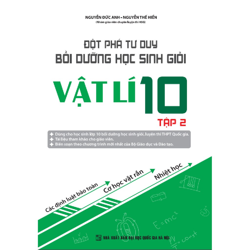 Sách - Đột Phá Tư Duy Bồi Dưỡng Học Sinh Giỏi Vật Lý 10 Tập 2