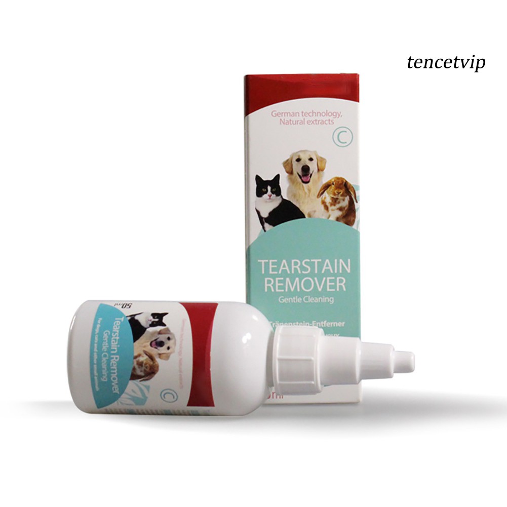 Dung dịch nhỏ mắt loại bỏ vết bẩn cho thú cưng 50ml tiện dụng