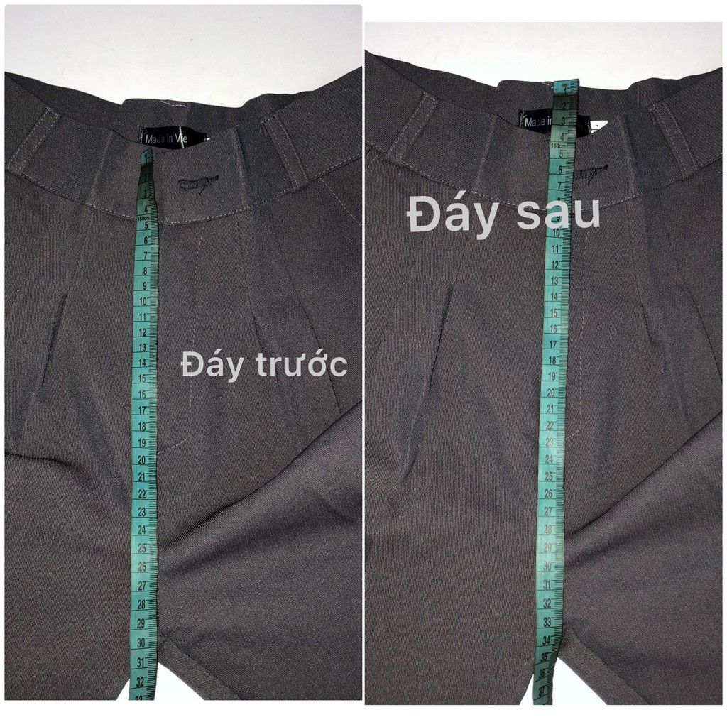Quần Tây Ống Suông lưng cao kéo khóa xếp 2ly trước hàng cao cấp có size  - Zozo_unisex