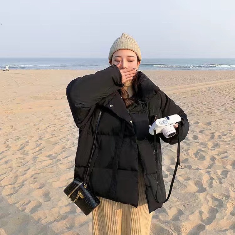 ÁO PHAO NGẮN CỔ CAO XINH | BigBuy360 - bigbuy360.vn