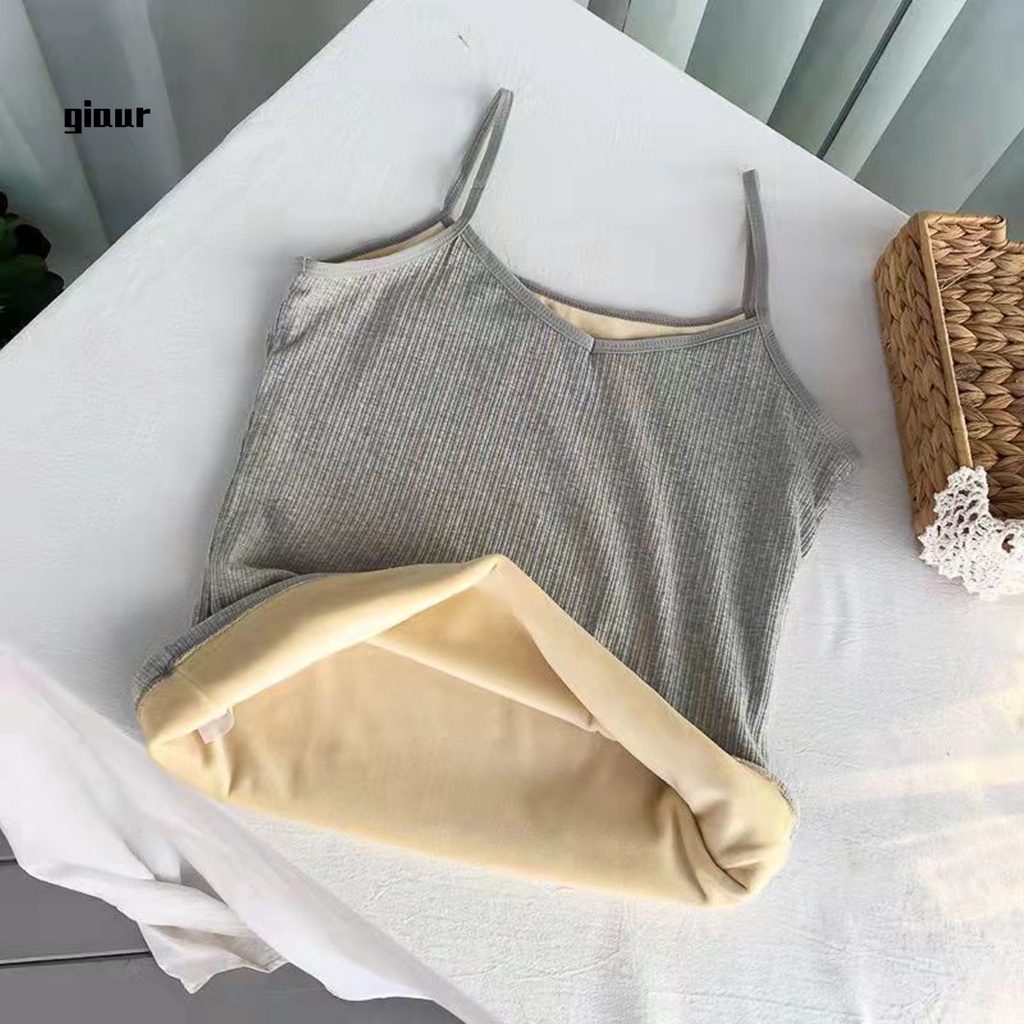 Giaurz Áo dệt kim lót lông cừu màu trơn chống lạnh mặc hàng ngày