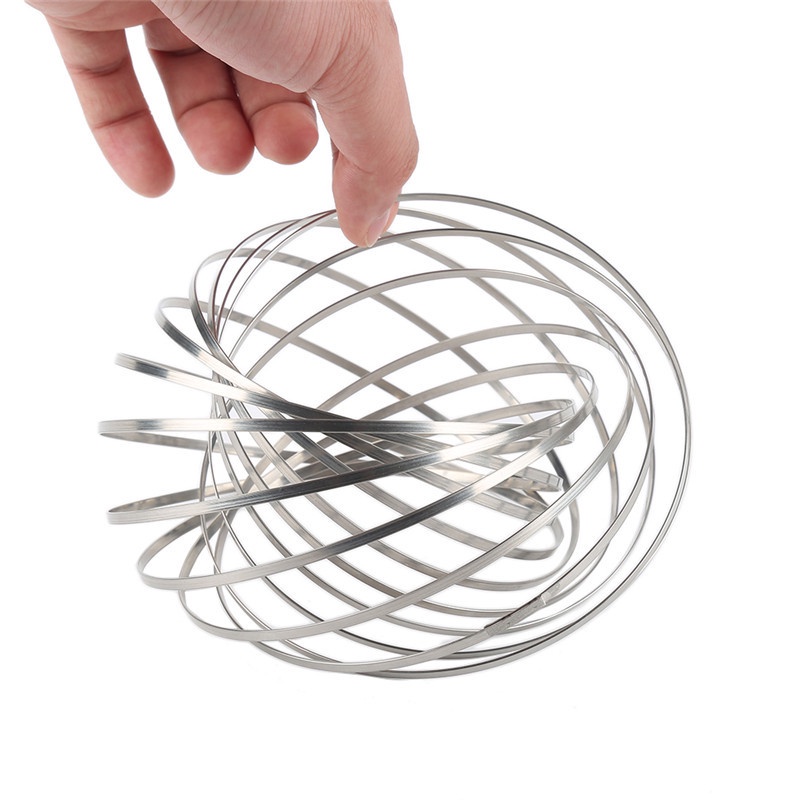 Đồ Chơi Vòng Xoay Quay Ma Thuật 3D Kỳ Ảo Đeo Tay Magic Ring Hand Spinner Magical Metal Torus Toroflus Giảm Stress