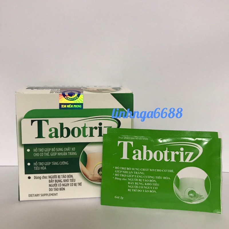 TABOTRIZ - Chất xơ hoà tan cho người bị táo bón,trĩ