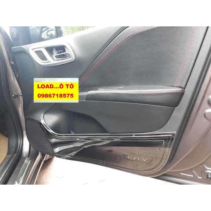 Ốp Tapli Cánh Cửa Và Màng Loa Honda City 2018-2020 Vân Titan Cao Cấp