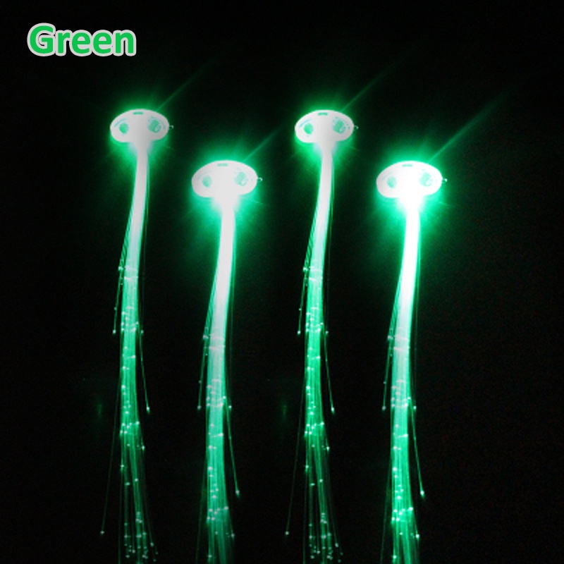 1 Tóc Giả Gắn Đèn LED Phát Sáng Nhiều Màu Sắc