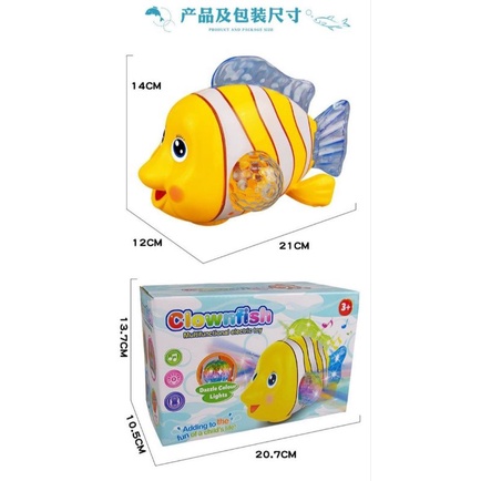 Lồng đèn trung thu cá cảnh chất liệu đẹp cho bé