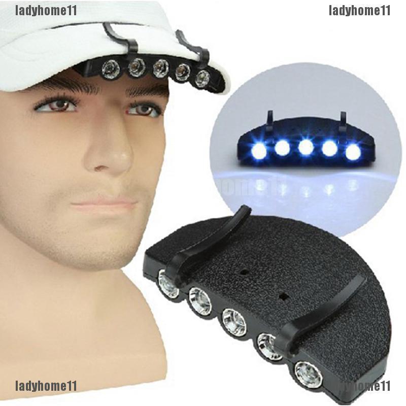 Đèn LED 5 Bóng Gắn Dưới Vành Mũ Lưỡi Trai Mua 3 Tặng 1