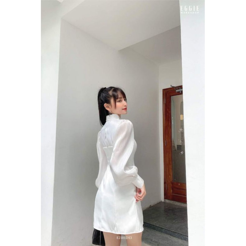 Đầm dự tiệc tay phồng bóng kính Oba Dress | BigBuy360 - bigbuy360.vn