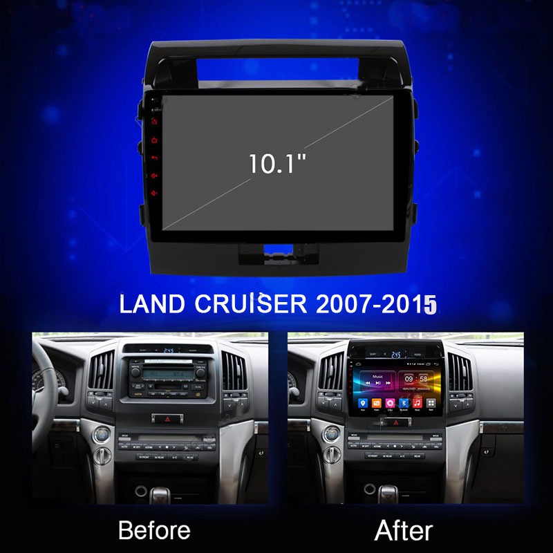 Mặt dưỡng Toyota Land Cruiser 2008-2015 (10 inch)