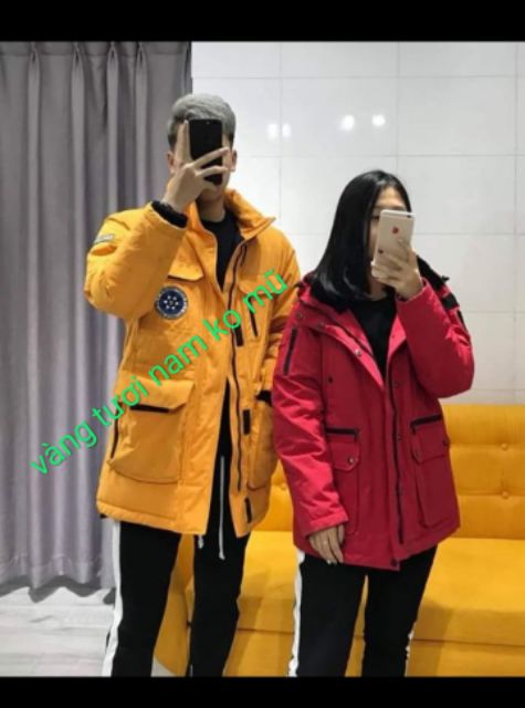 Áo khoác kaki lót lông nam nữ kèm video | BigBuy360 - bigbuy360.vn
