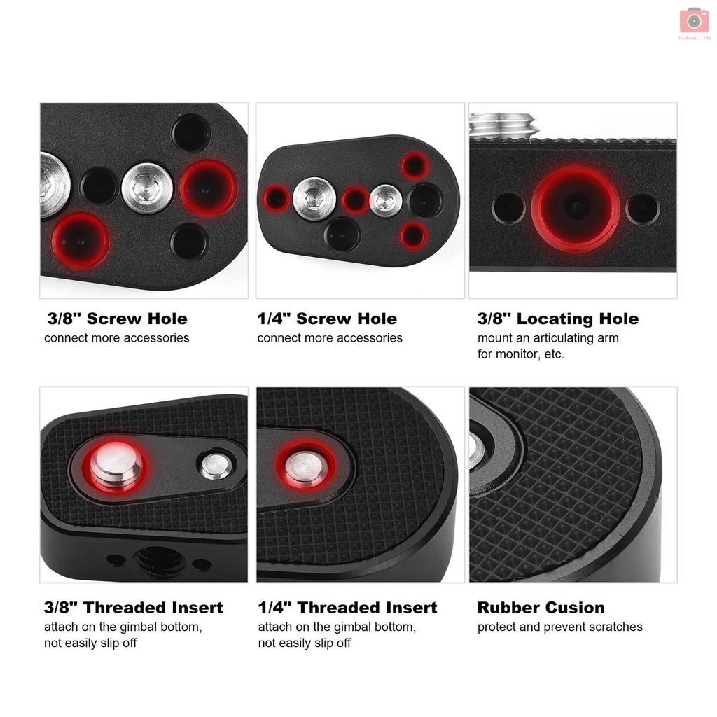 Tấm gắn mở rộng cho DJI Ronin S Ronin SC 1/4 Inch & 3/8 Inch | BigBuy360 - bigbuy360.vn