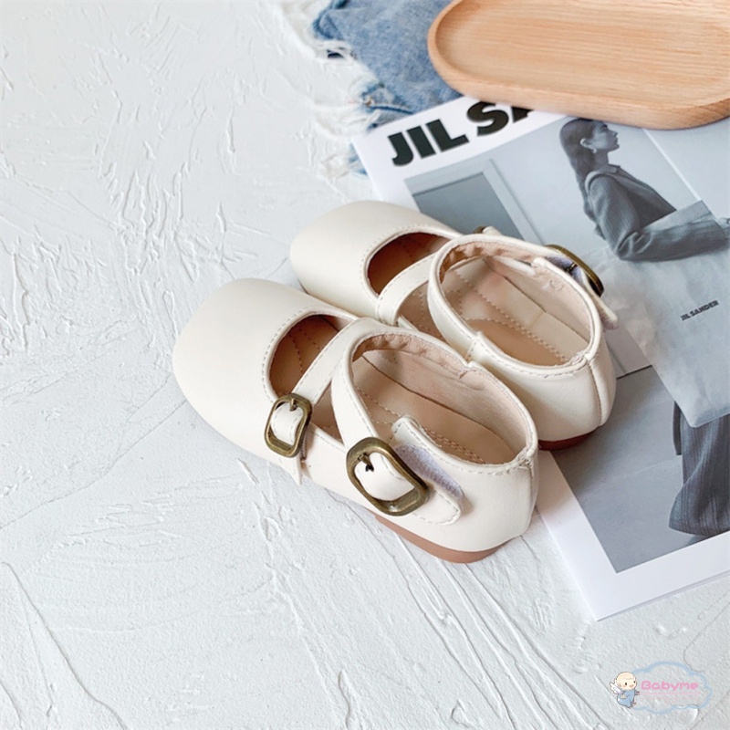 Xăng đan Đế Mềm Màu Trơn Dành Cho Bé Gái