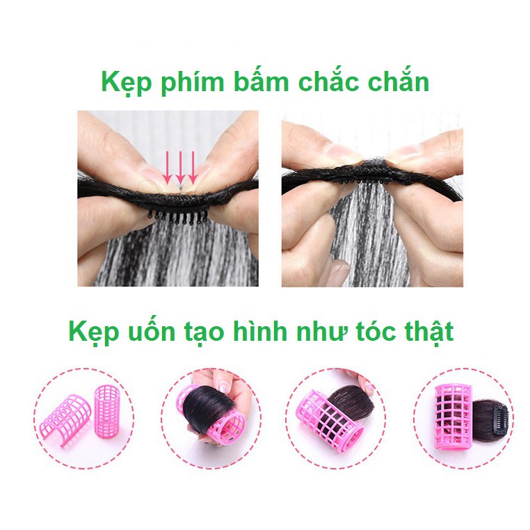 Tóc mái thưa làm từ tóc thật 100% Sỉ 45k