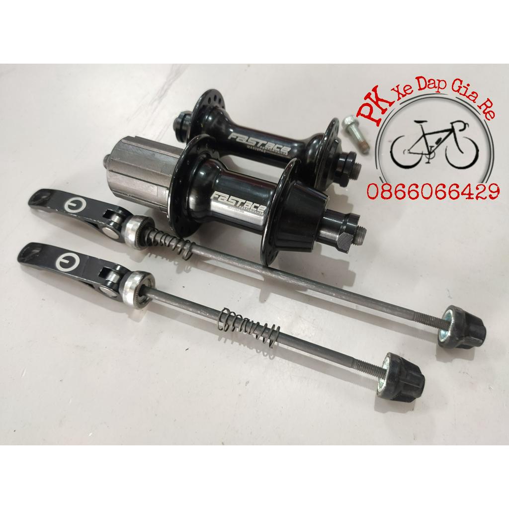 Đùm, Moayo nhôm FasTace 28-32-36 lỗ chạy bạc đạn, líp thả phanh U, V, Đùm FasTace cối líp thả 8/9/10