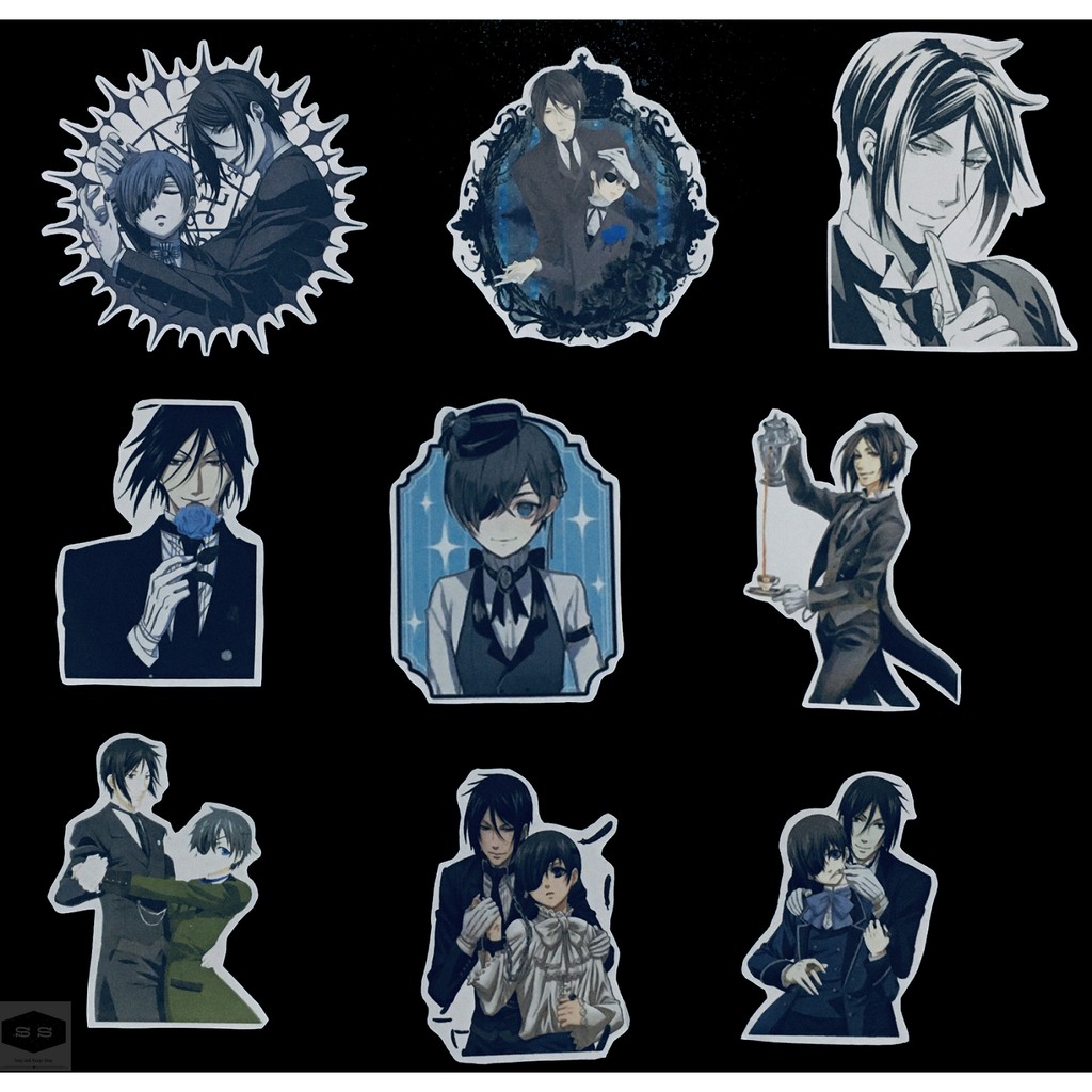 Bộ hình dán - sticker anime Black Butler - Hắc quản gia