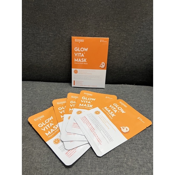 Mặt nạ dưỡng trắng, giảm nám, trẻ hoá, săn chắc da Nexus Pharma Glutanex Mask