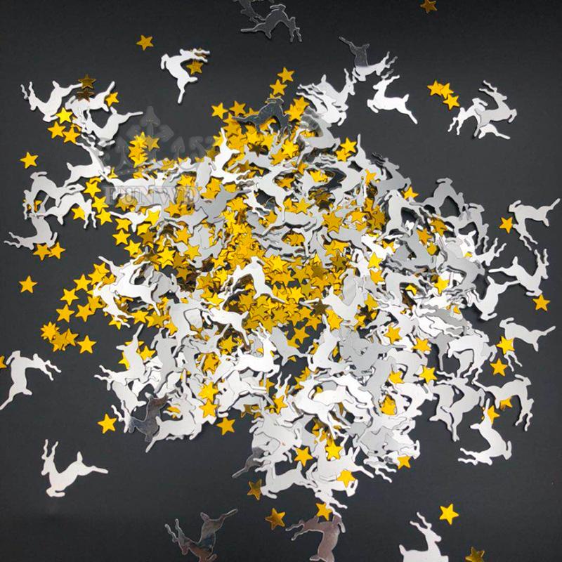 Phụ Kiện Trang Trí Giáng Sinh Hình Hoa Tuyết Tuần Lộc Lấp Lánh