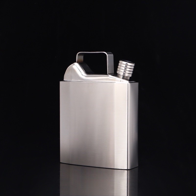 Bình đựng rượu inox 304 dung tích 5.4 Lít dáng can cao cấp 2023, dày dặn inox sáng bóng