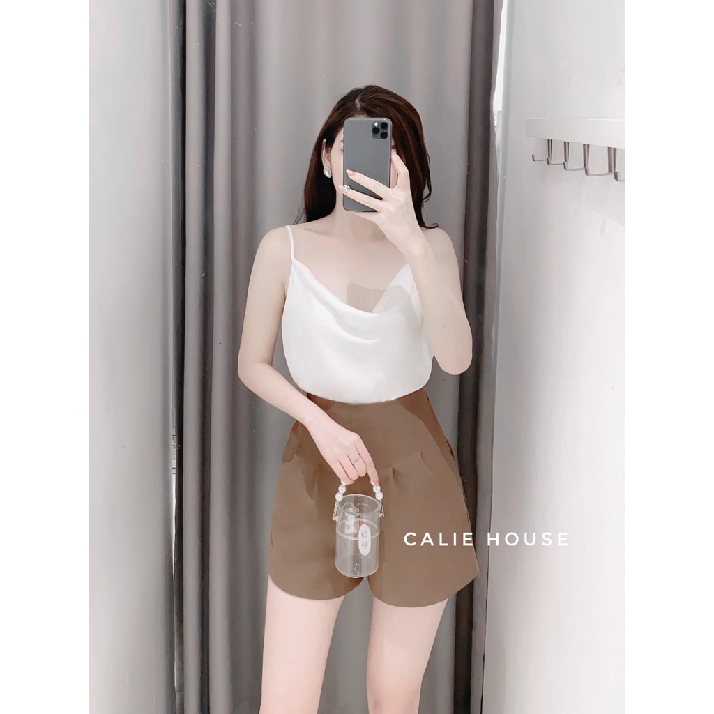 Quần short cạp cao thời trang nữ Calie House Q45