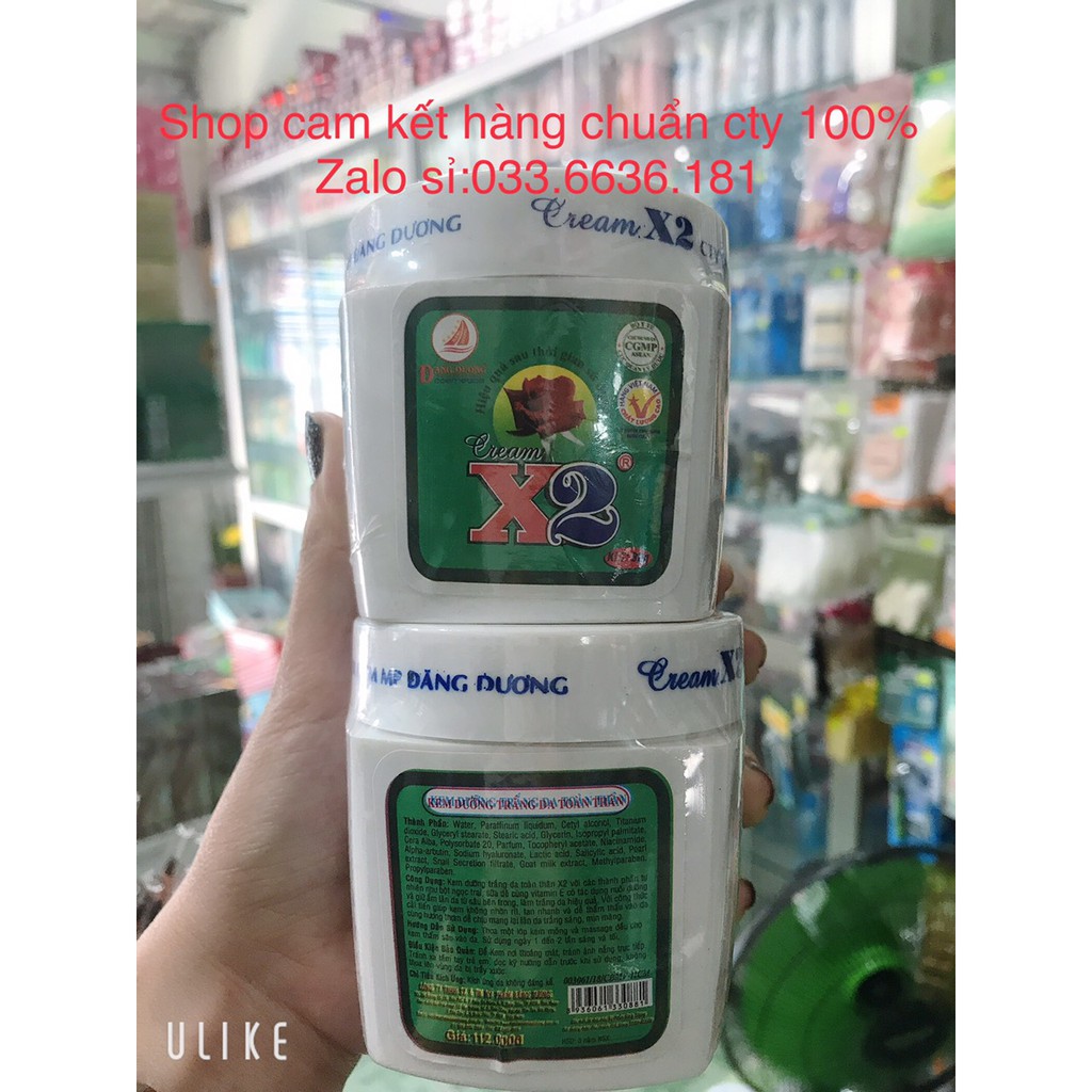 kem trắng da toàn thân body X2 80g [ chuẩn hàng cty 100%]