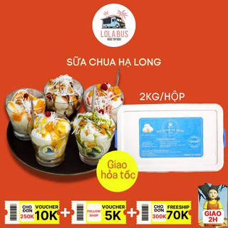 Kem sữa chua Hạ Long hộp 2kg nguyên liệu làm sữa chua trân châu Hạ Long - Giao hỏa tốc HCM