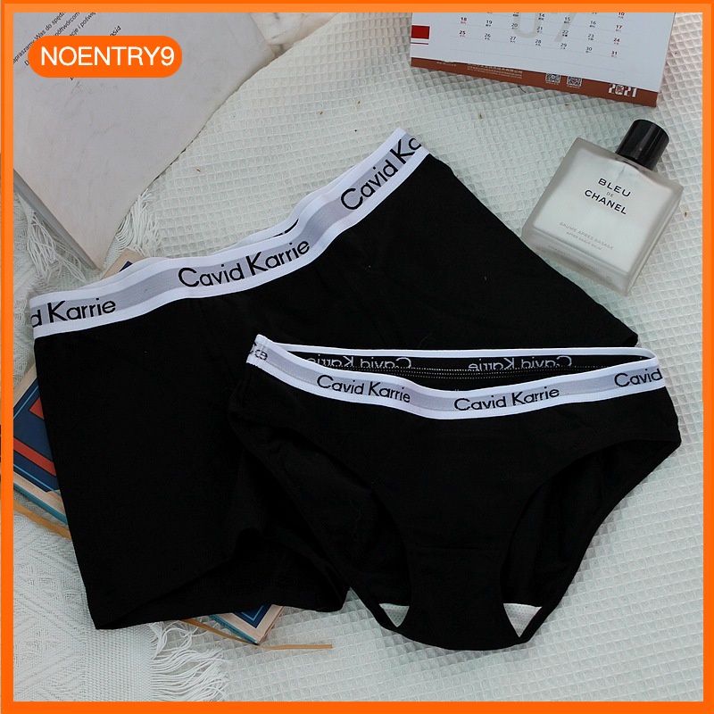 Quần Lót Boxer Cotton Nguyên Chất In Họa Tiết Dễ Thương Quyến Rũ Dành Cho Cặp Đôi