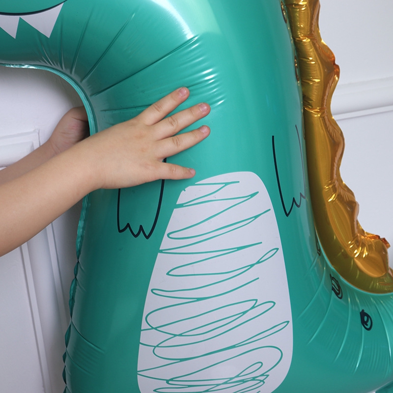 Mới Bong Bóng Hình Khủng Long 3D Trang Trí Tiệc Sinh Nhật Cho Bé