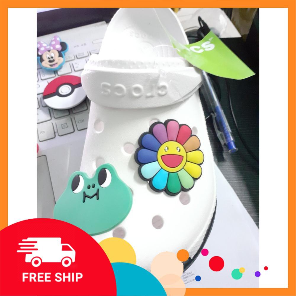 Sticker Siêu to găn dép sục, dép cá sấu