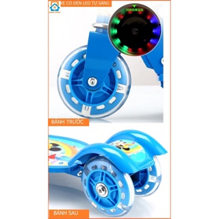 Xe trượt scooter thép cho bé ( còn Hồng)