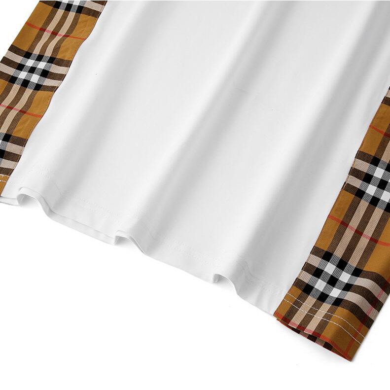 Áo thun unisex tay ngắn họa tiết Burberry thời trang